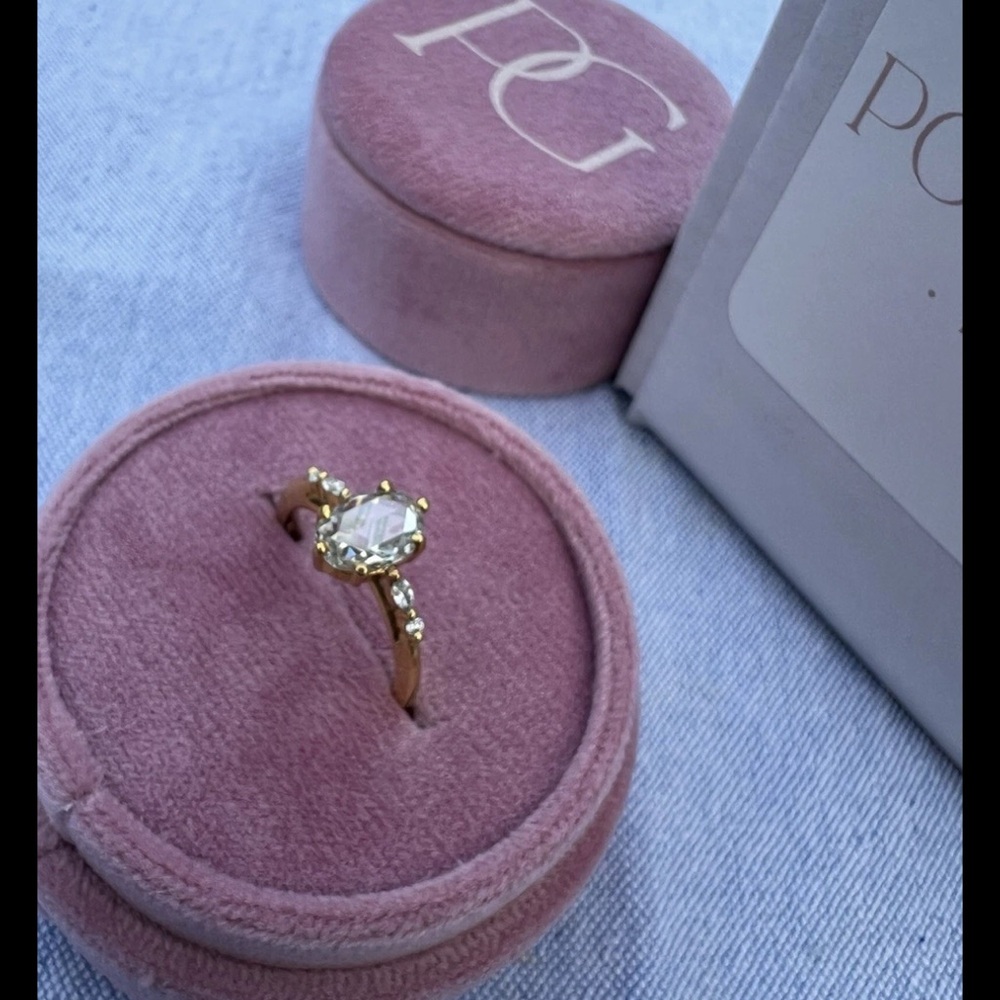 Custom Designed And Handmade Diamond Engagement Ring